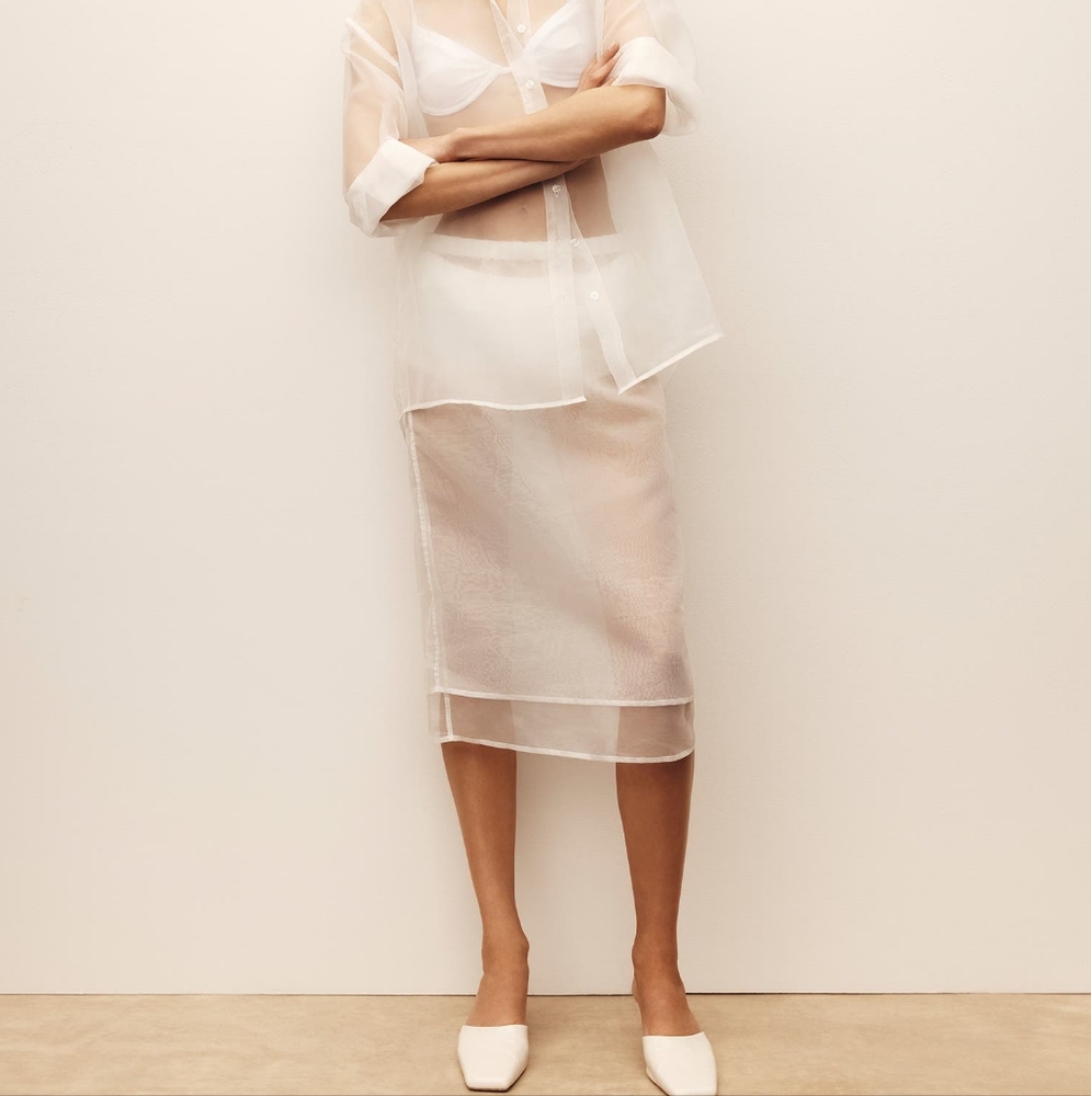 Glassons Sheer Midi Skirt